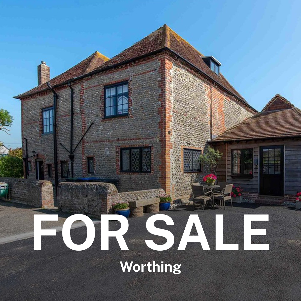 Four Bed Farmhouse For Sale in GoringbySea, Worthing